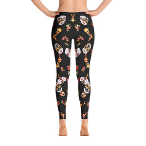 Day of the Dead Mariachi Leggings - 57 Peaks