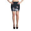 Whales in Silver Bay Mini Skirt