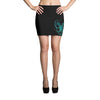 Whales in Silver Bay Mini Skirt