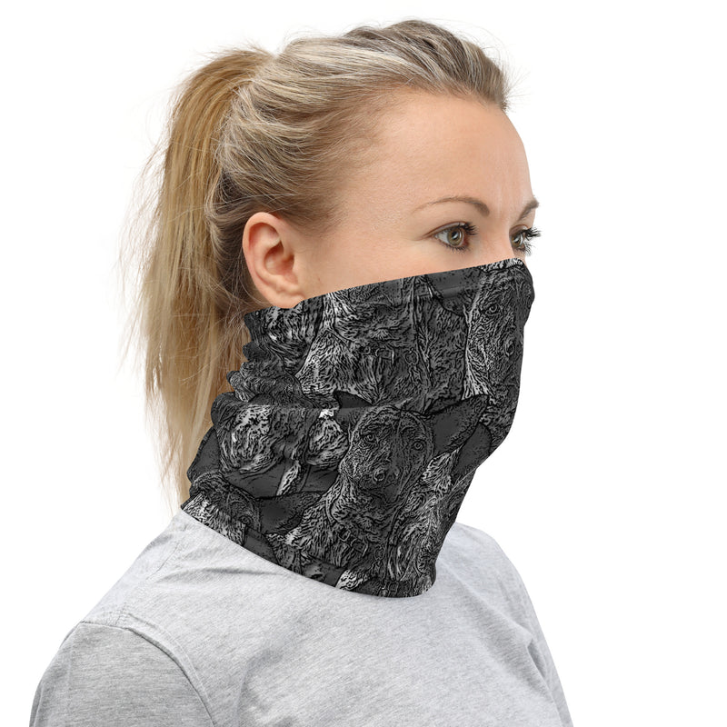 Annies Dog Gray Neck Gaiter