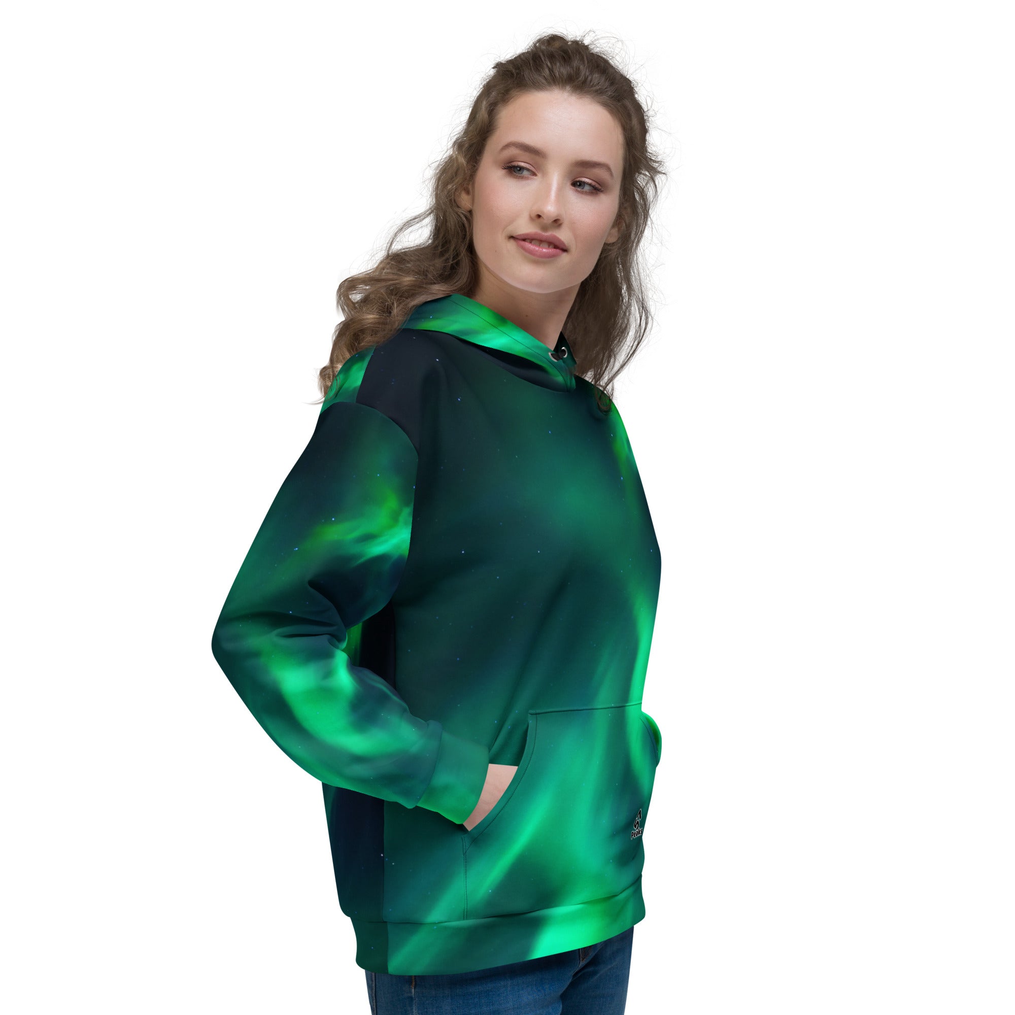 【YOURNUS】Butterful Color Layered Hoodie Aurora Borealis Unisex Hoodie – 57 Peaks