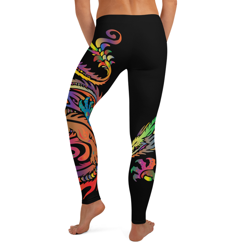 Wicked Dragon Clothing - Floral print leggings