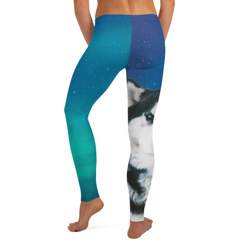 Howling Wolf Plus Size Leggings