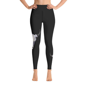 Bison Skull Yoga Leggings
