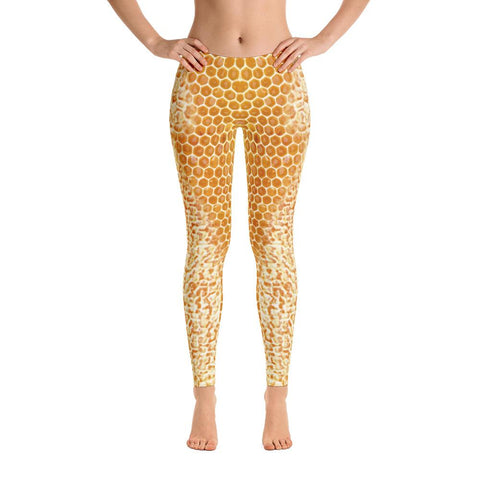 Honey on Honeycomb Yoga Leggings