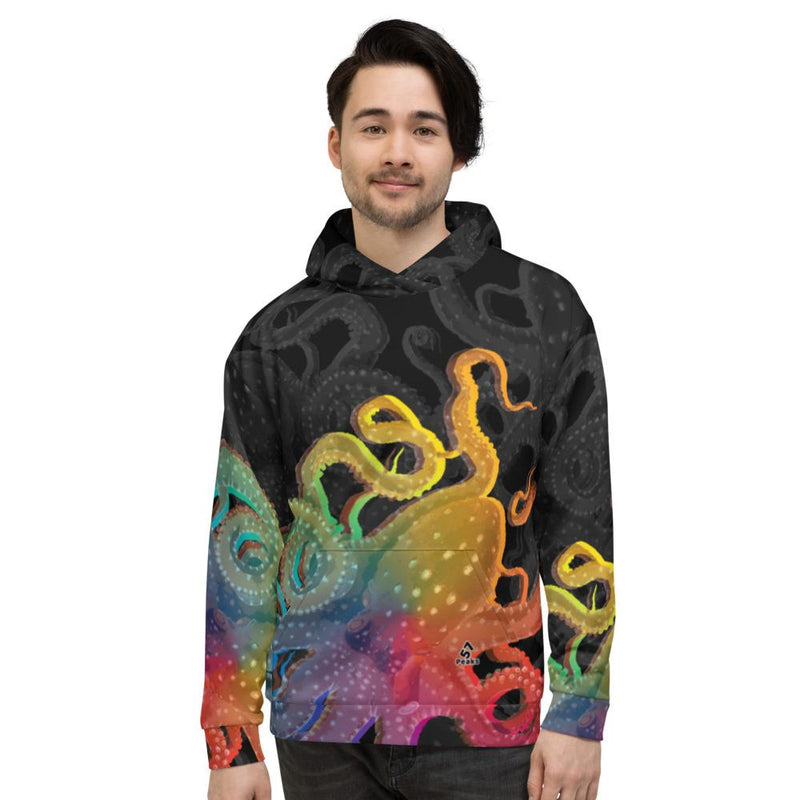 Octopus Rainbow 2 Unisex Hoodie