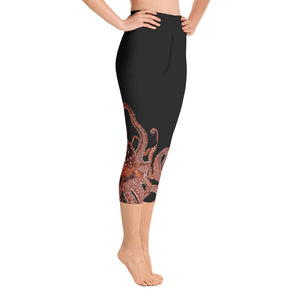 Octopus Yoga Capri Leggings