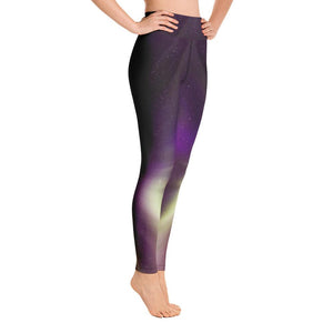 Aurora Borealis 4 Yoga Leggings - 57 Peaks