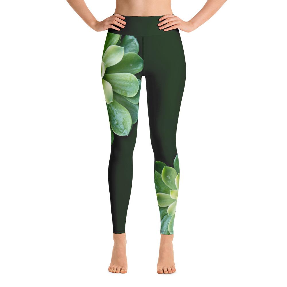 succulent leggings Sarah's Succulent Yoga Leggings – 57 Peaks